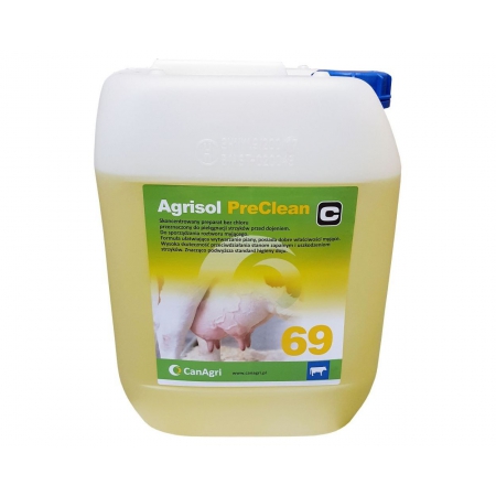 Agrisol PreClean 69 - płyn do mycia wymion, 10 kg